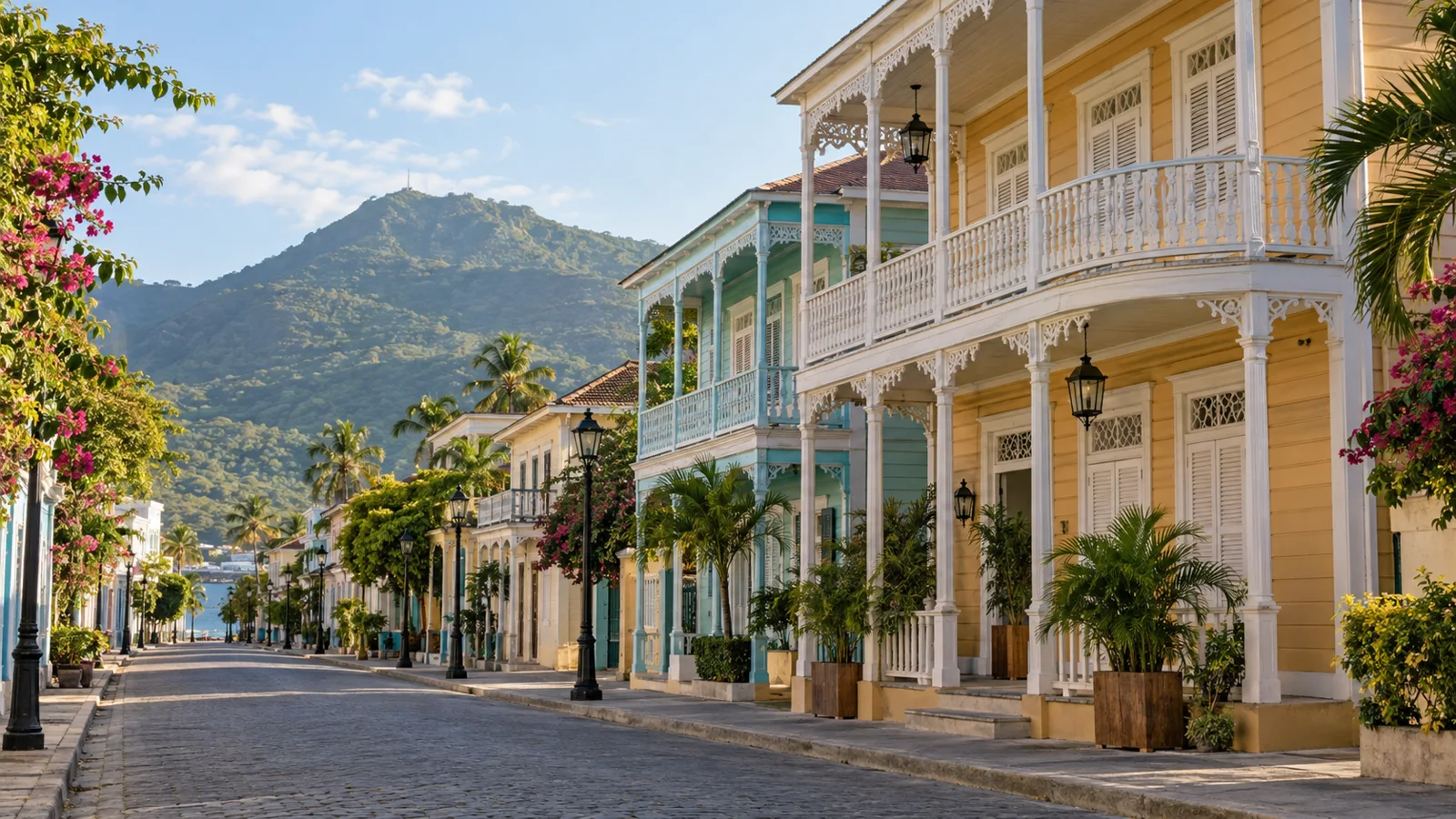 AI illustration inspired by Historic Puerto Plata