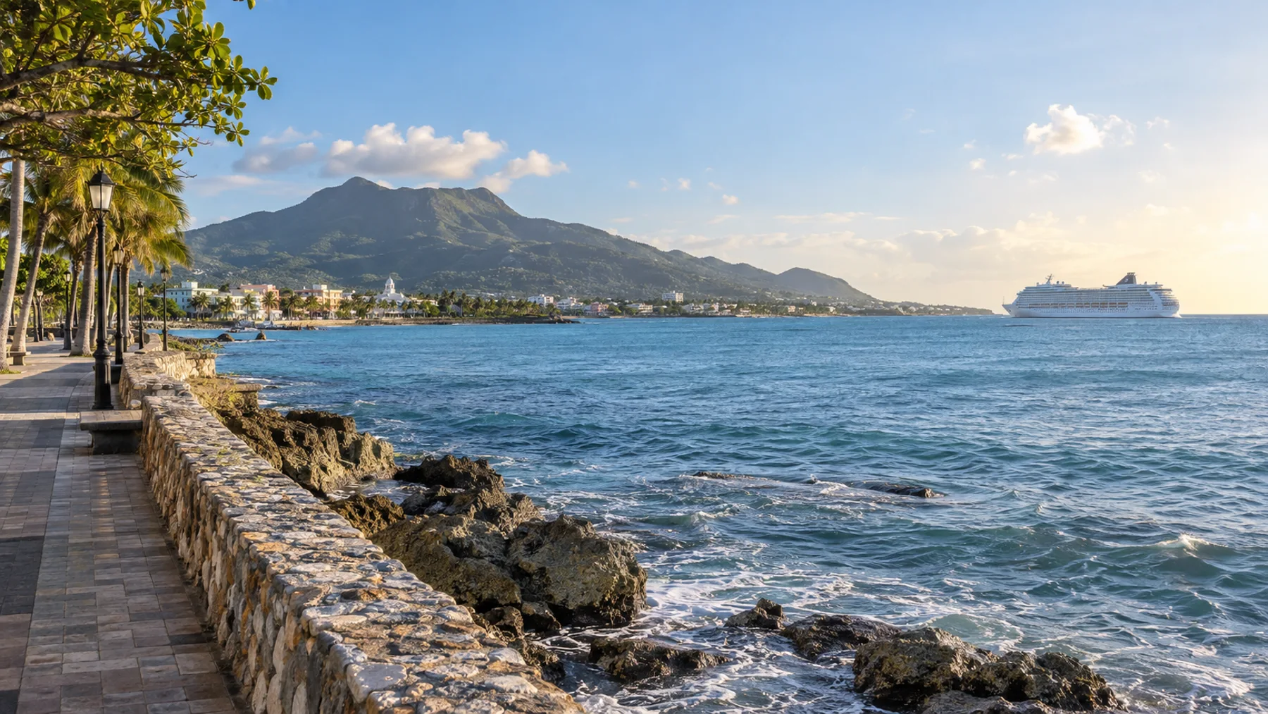 AI illustration inspired by Puerto Plata Shore Excursion